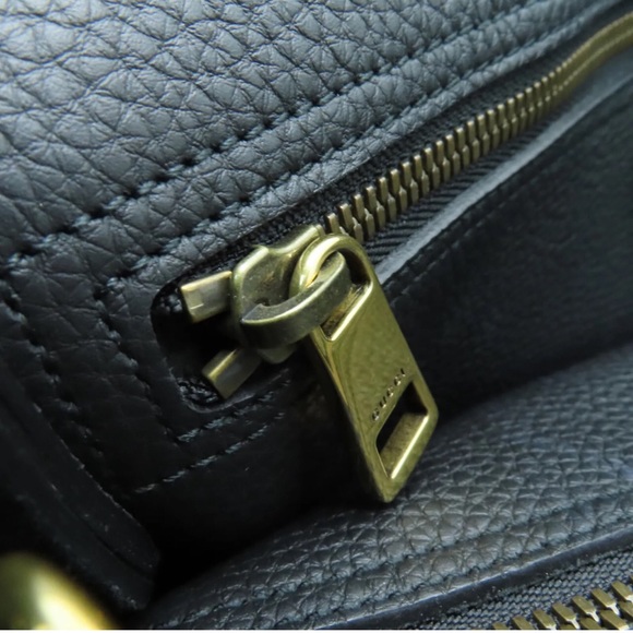 💎✨ LIKE NEW✨💎 3way business Gucci elegant tote crossbody LEATHER grainy - Picture 12 of 13